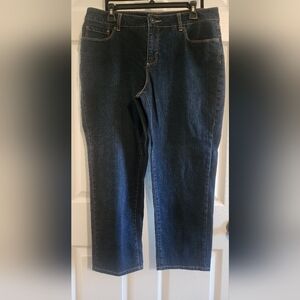 Coldwater Creek Dark Blue Straight Leg Jeans